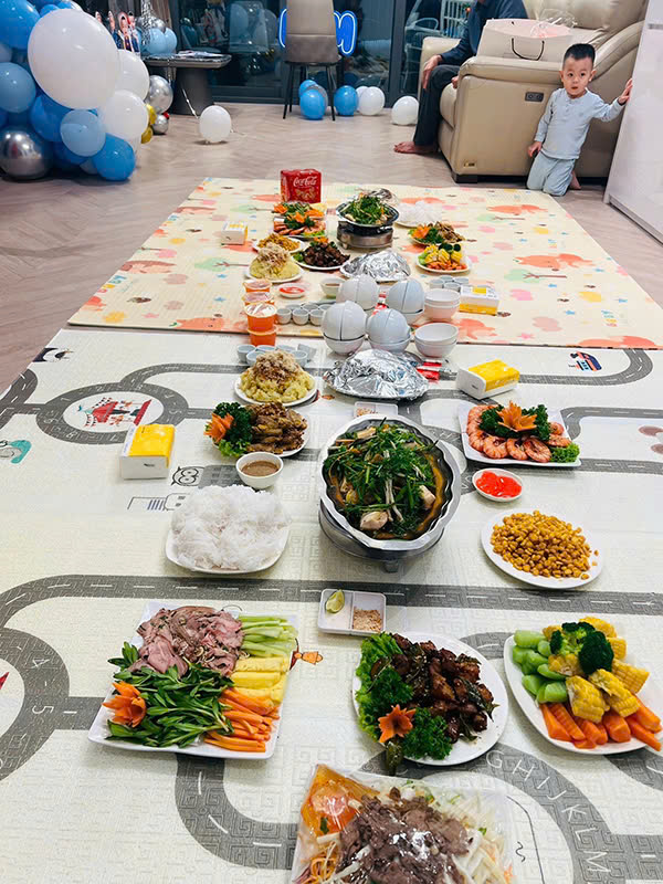 Đặt cỗ noel ở Quan Hoa